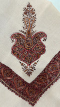 baraqah hand embroided pure pashmina shawl for women 