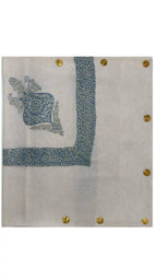 baraqah hand embroided pure pashmina shawl for women 