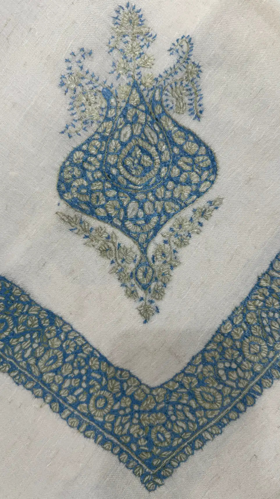 baraqah hand embroided pure pashmina shawl for women 