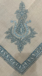 baraqah hand embroided pure pashmina shawl for women 
