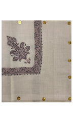 baraqah hand embroided pure pashmina shawl for women 