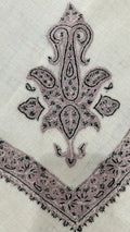 baraqah hand embroided pure pashmina shawl for women 