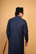 Tamtadu Ink Blue Kameez Shalwar