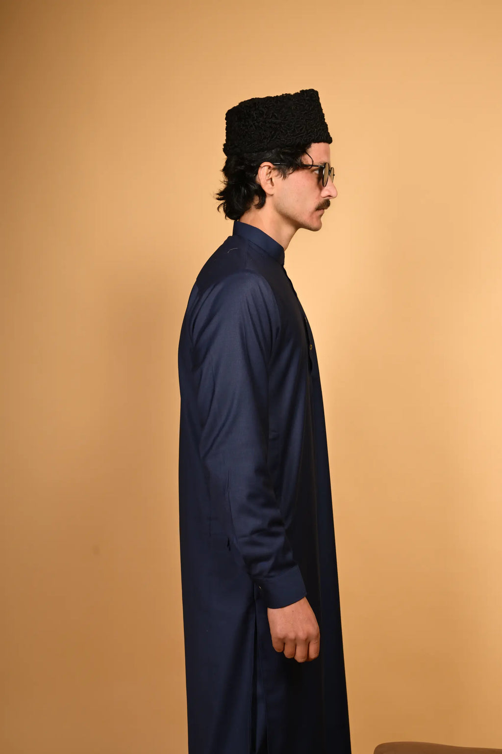 Tamtadu Ink Blue Kameez Shalwar