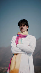 baraqah instagram gradient cashmere shawl for men 