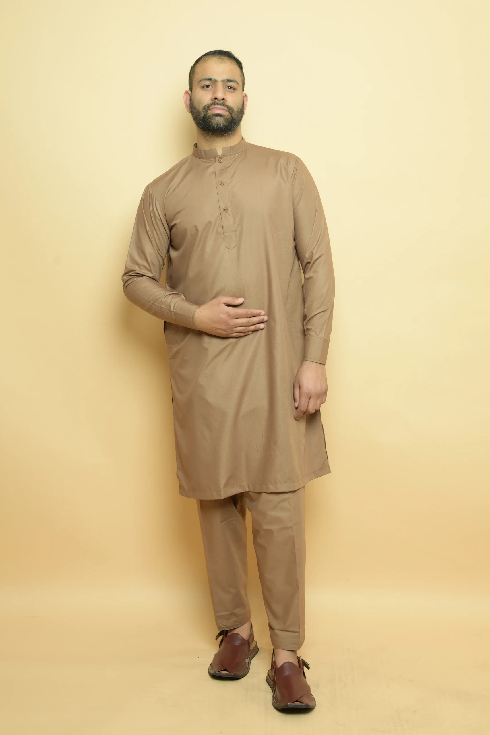 Creme Kameez Shalwar