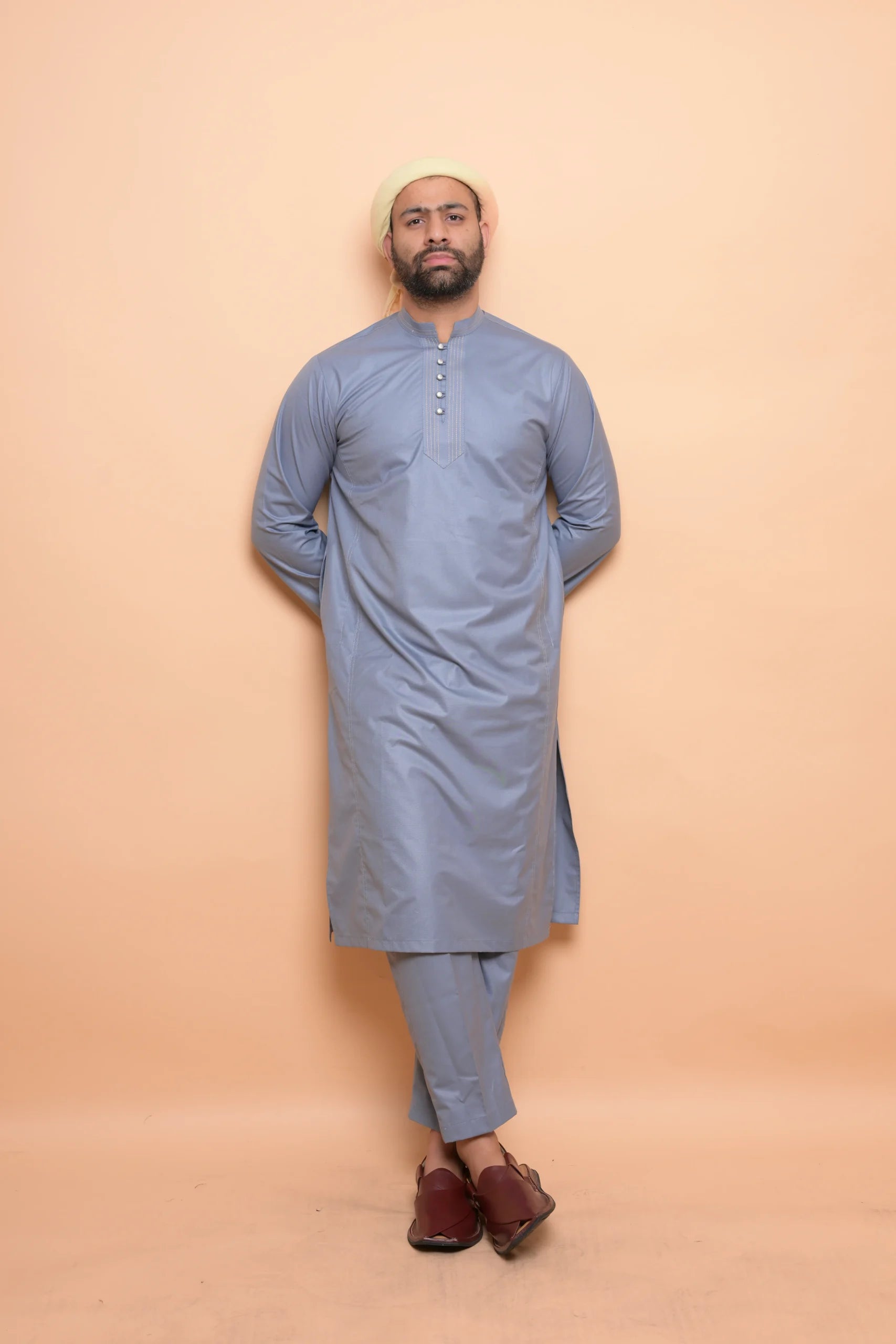 Space Grey Kurta Pajama