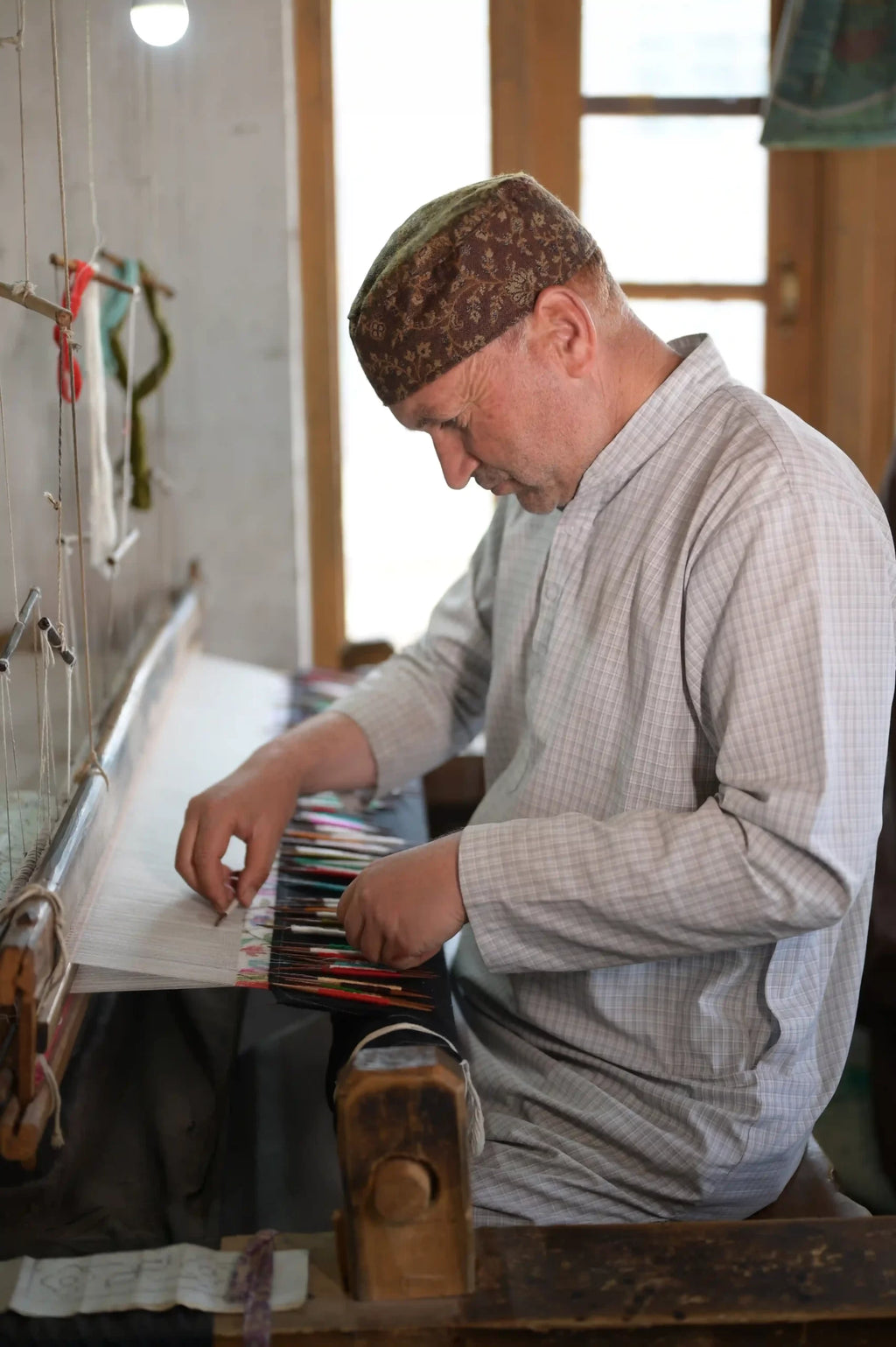 baraqah handmade pure pashmina kani shawl 