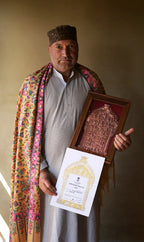 baraqah handmade pure pashmina kani shawl 