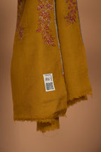 baraqah pure pashmina yellow color for female 