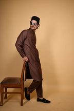 Tamtadu Light Chocolate Kameez Shalwar
