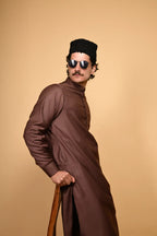 Tamtadu Light Chocolate Kameez Shalwar
