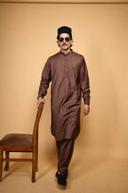 Tamtadu Light Chocolate Kameez Shalwar