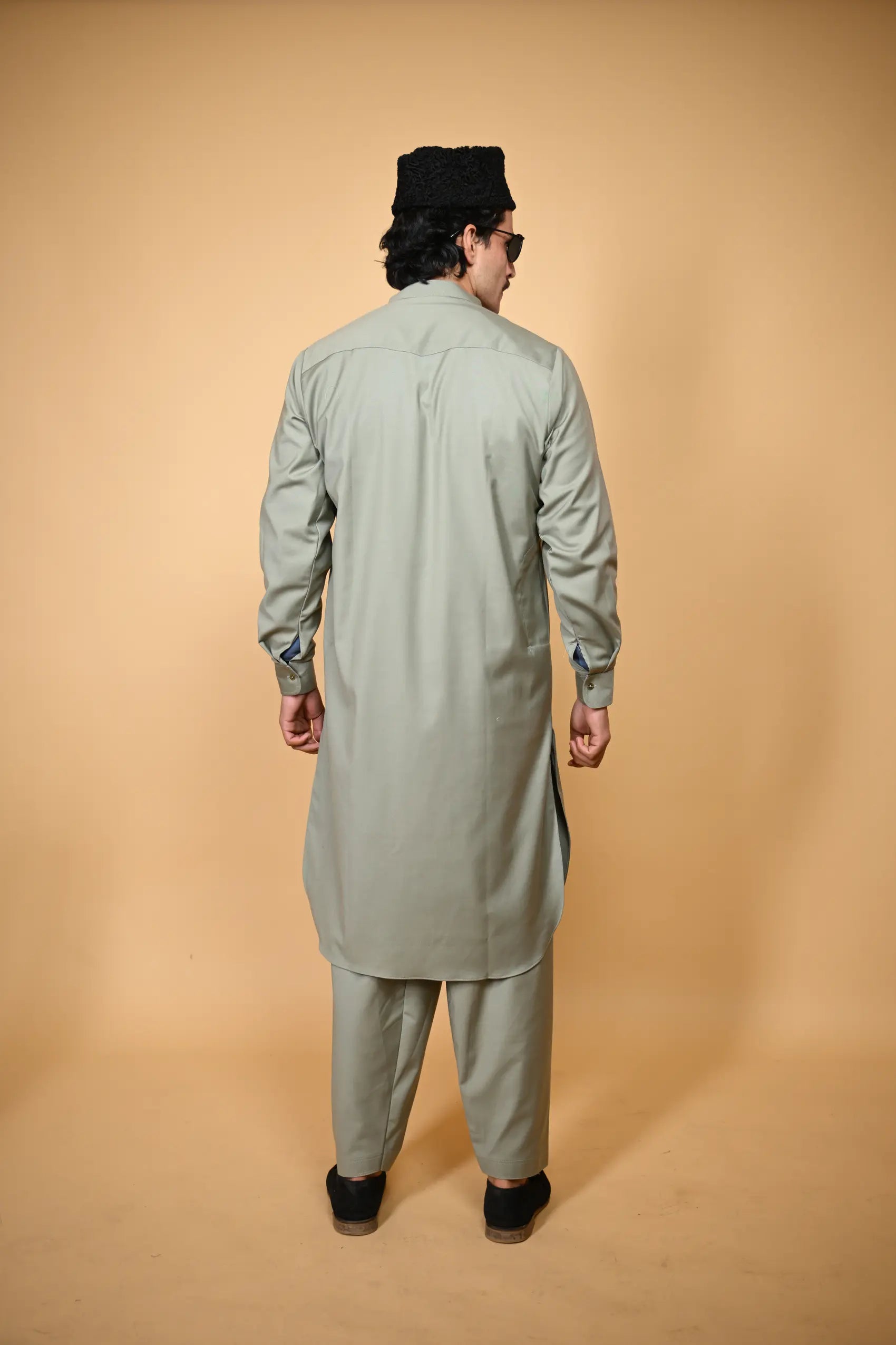 Tamtadu Light Green Kameez Shalwar