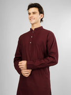 Elara Maroon Lycra Cotton Kameez Shalwar