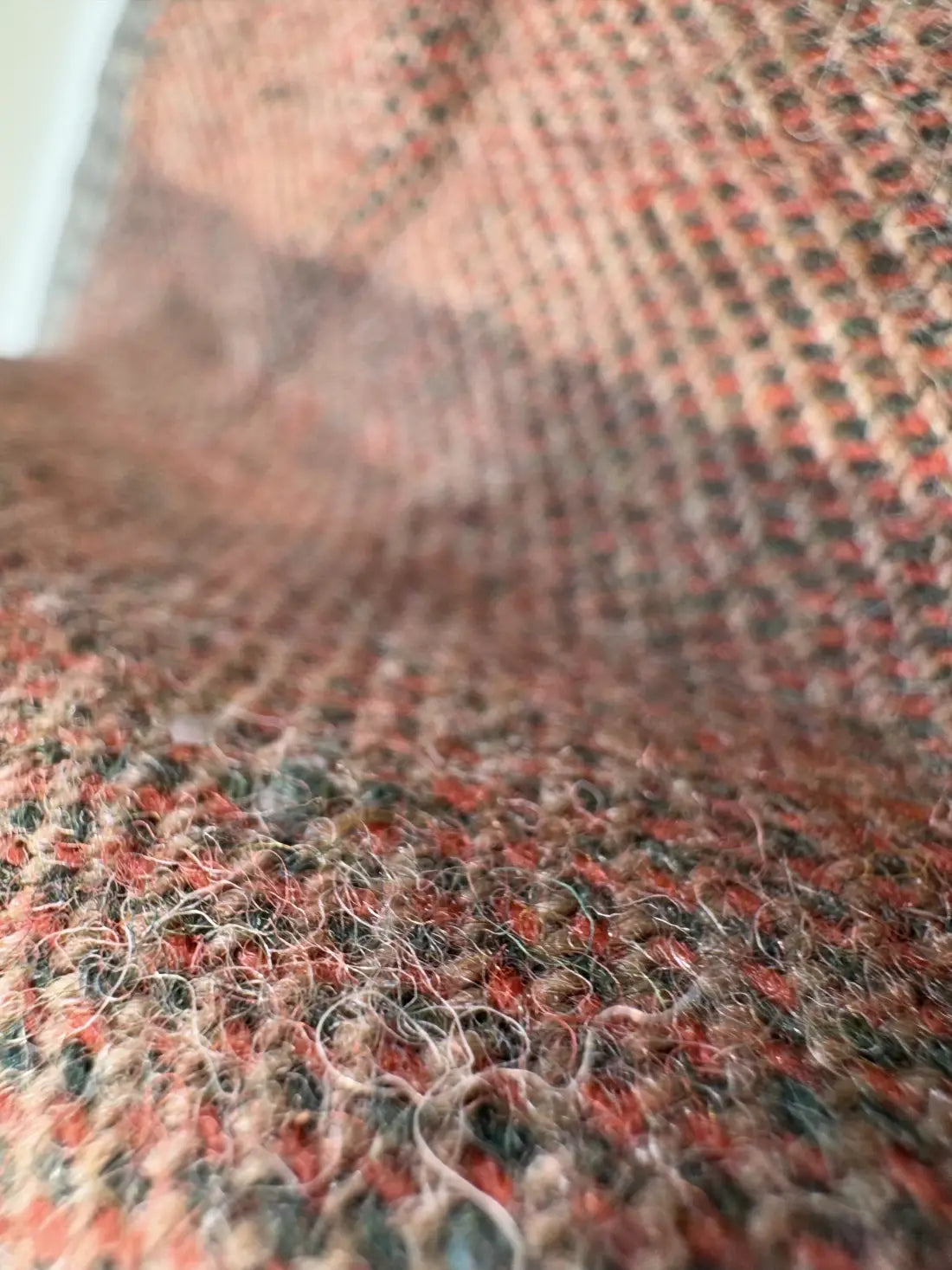 Cherry Dots Cashmere Merino Tweed