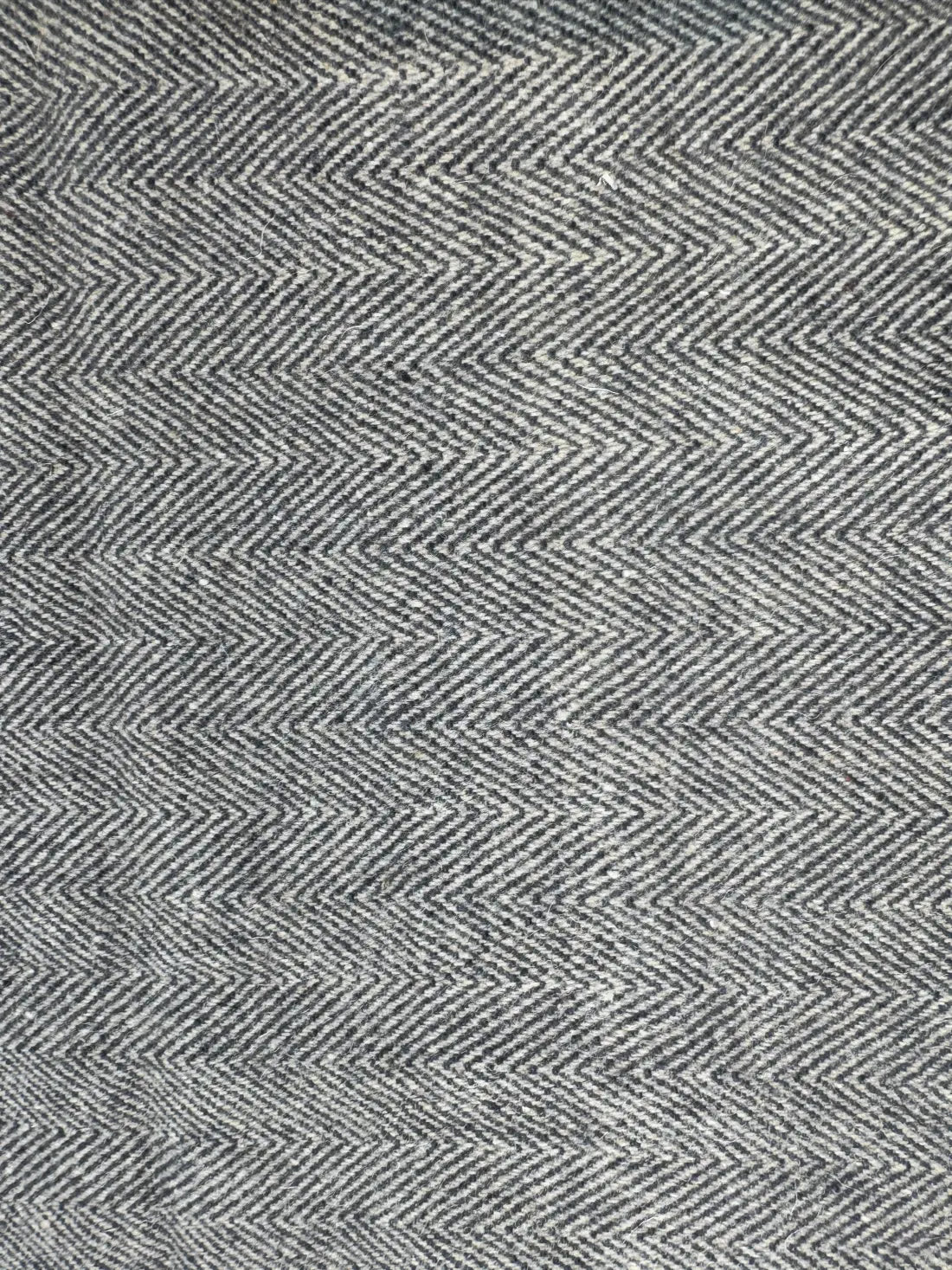 Ash Weave Herringbone Cashmere Merino Tweed