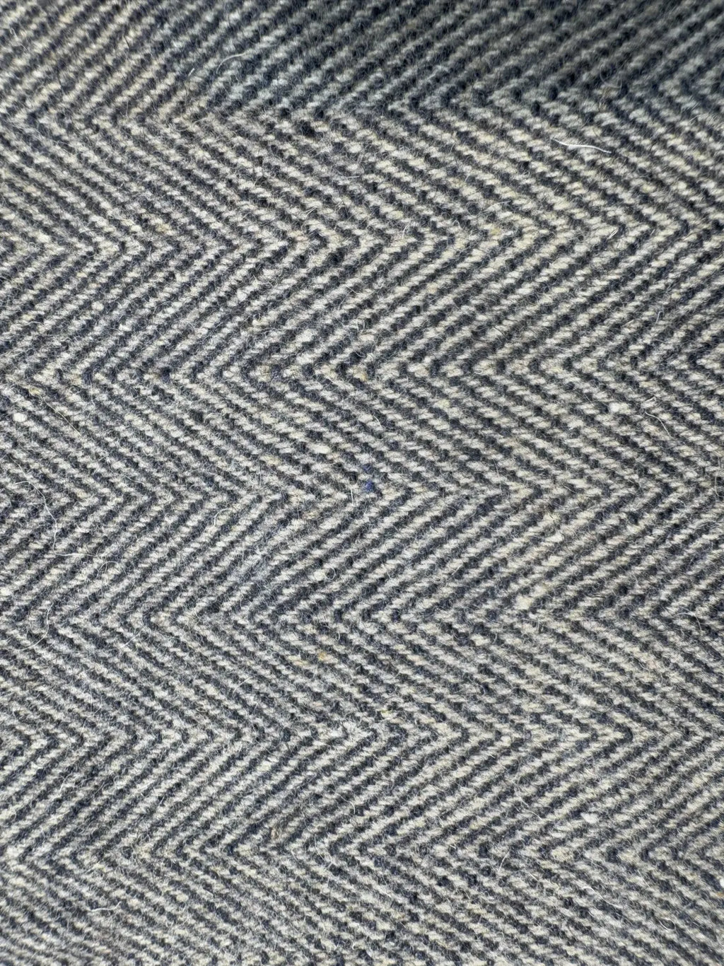 Ash Weave Herringbone Cashmere Merino Tweed