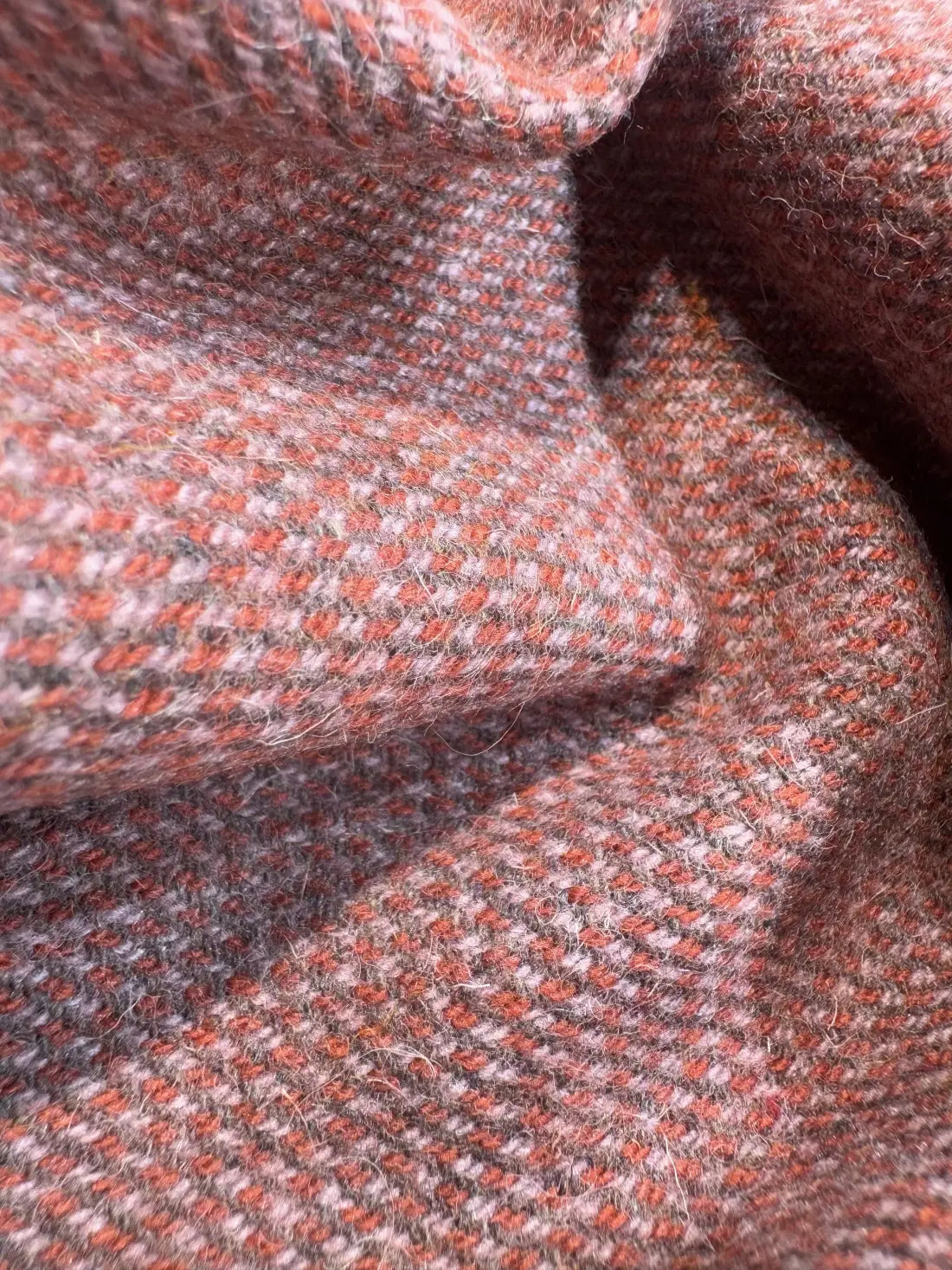 Crimson Sprinkles Cashmere Merino Tweed