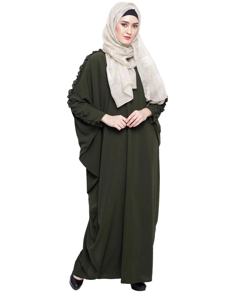 Dreamy Olive Green Kaftan
