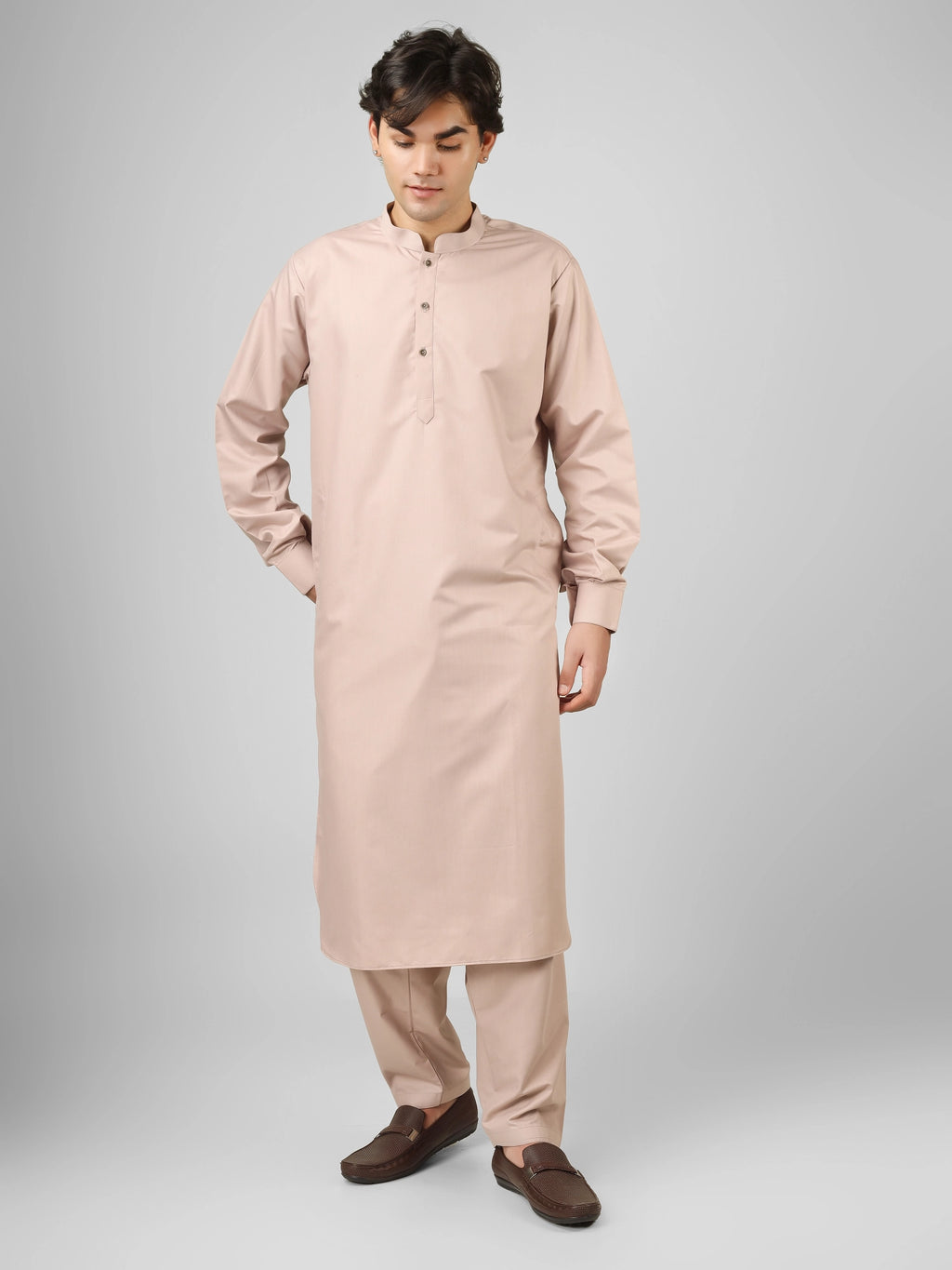 Rasheiq Haze Lavender Kameez Shalwar