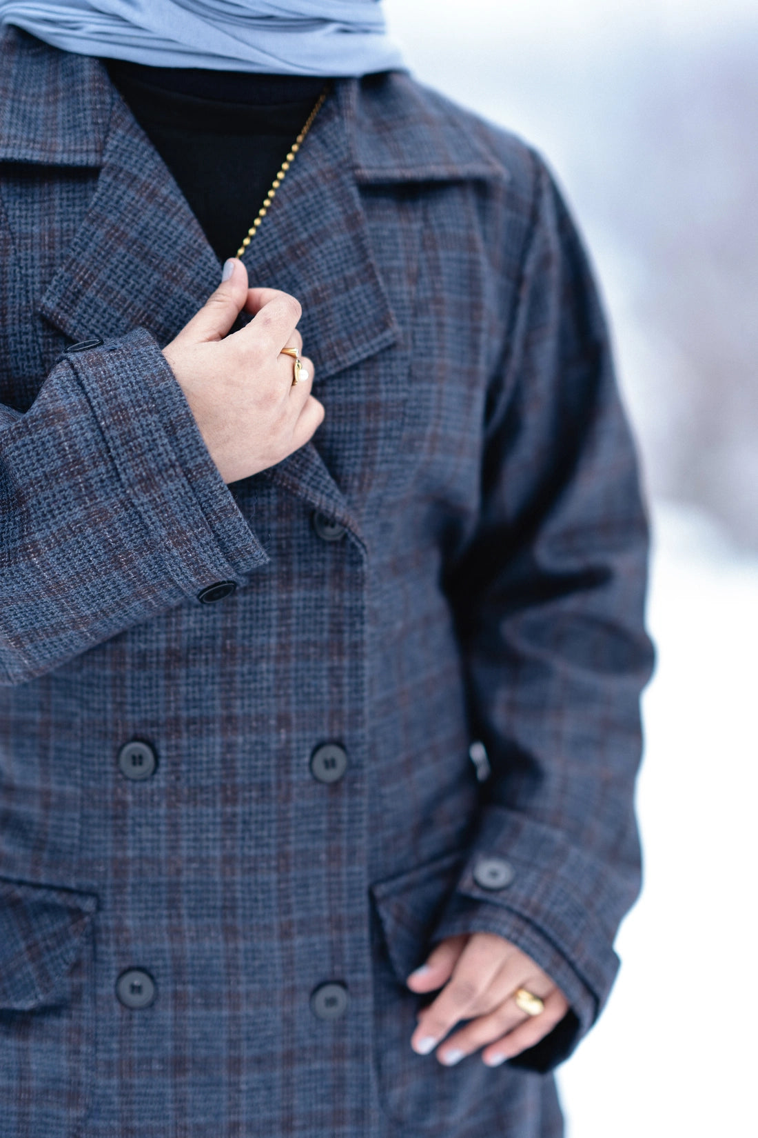 Rodex Of London Coat Style Winter Abaya