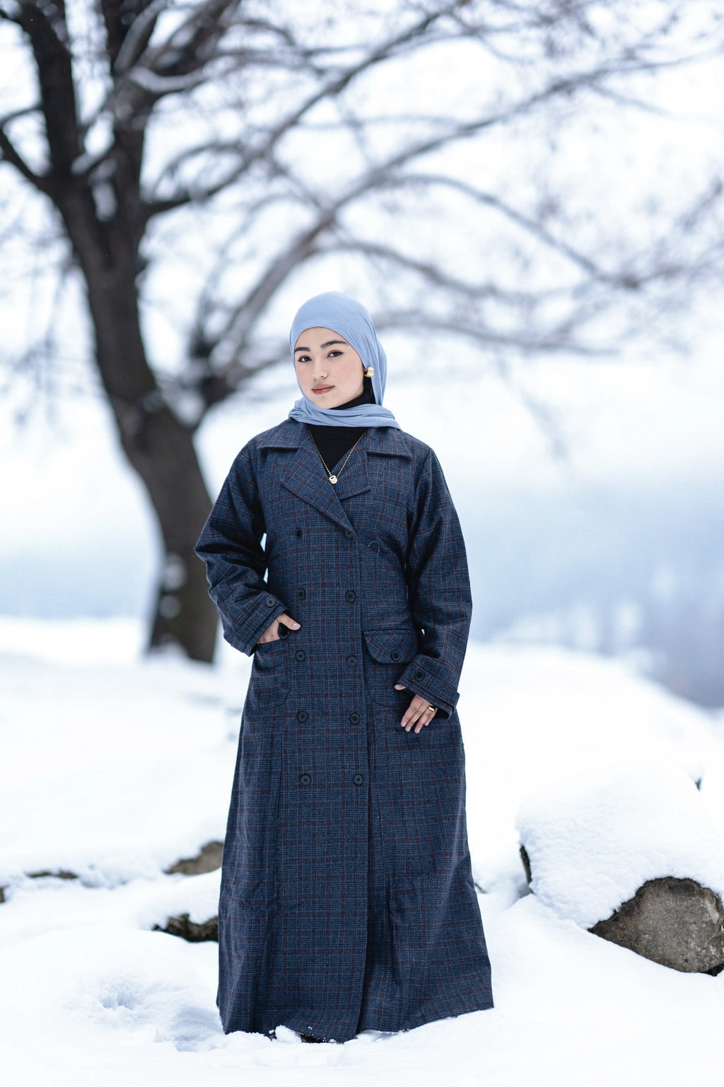 Rodex Of London Coat Style Winter Abaya