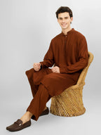 Rakheem Sienna Brown Kameez Shalwar