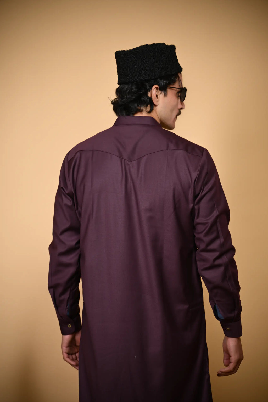 Tamtadu Shadow Plum Kameez Shalwar