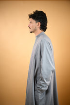 Steel Grey Dotted Pheran