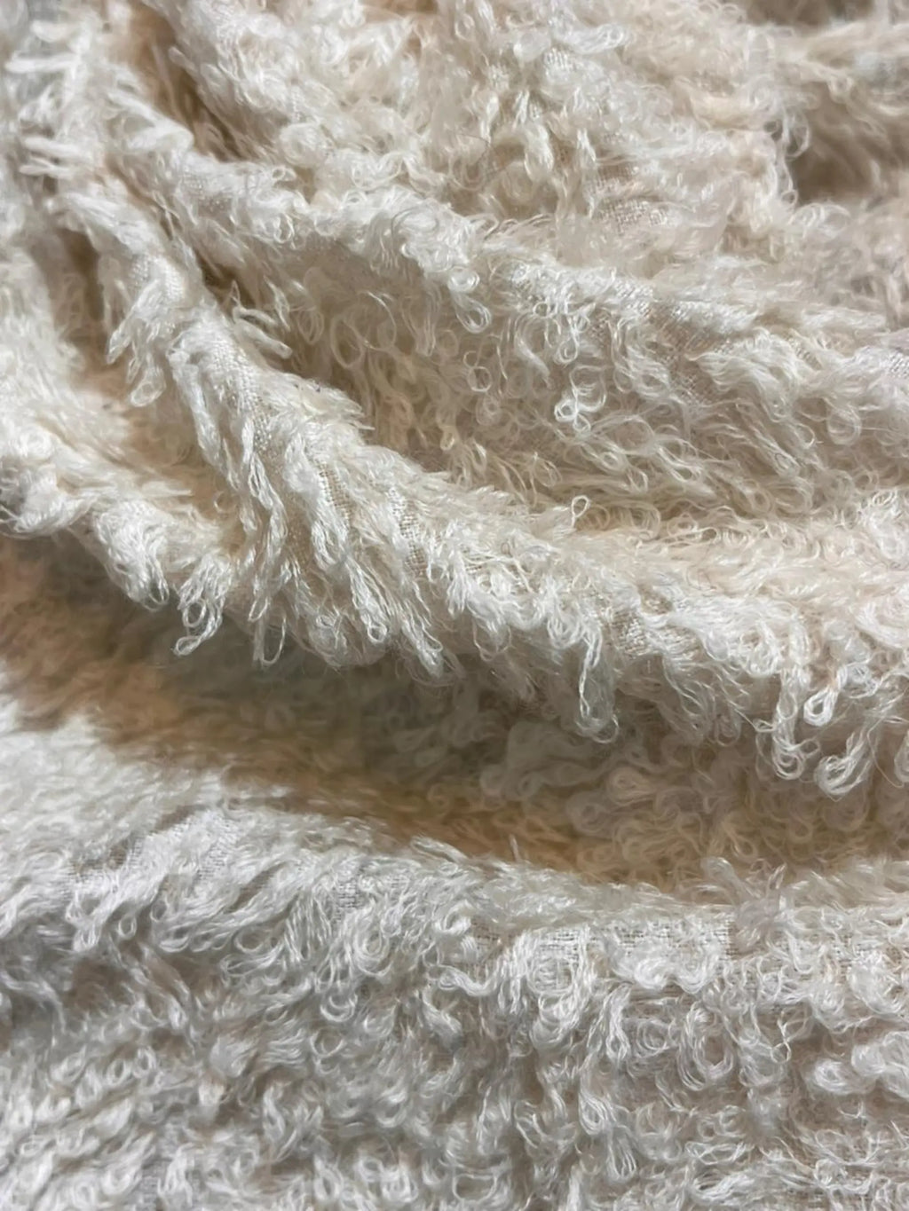 Natural White Handwoven Towel Cashmere – 80 GSM
