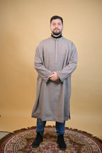 Light Brown Dotted Kashmiri Pheran