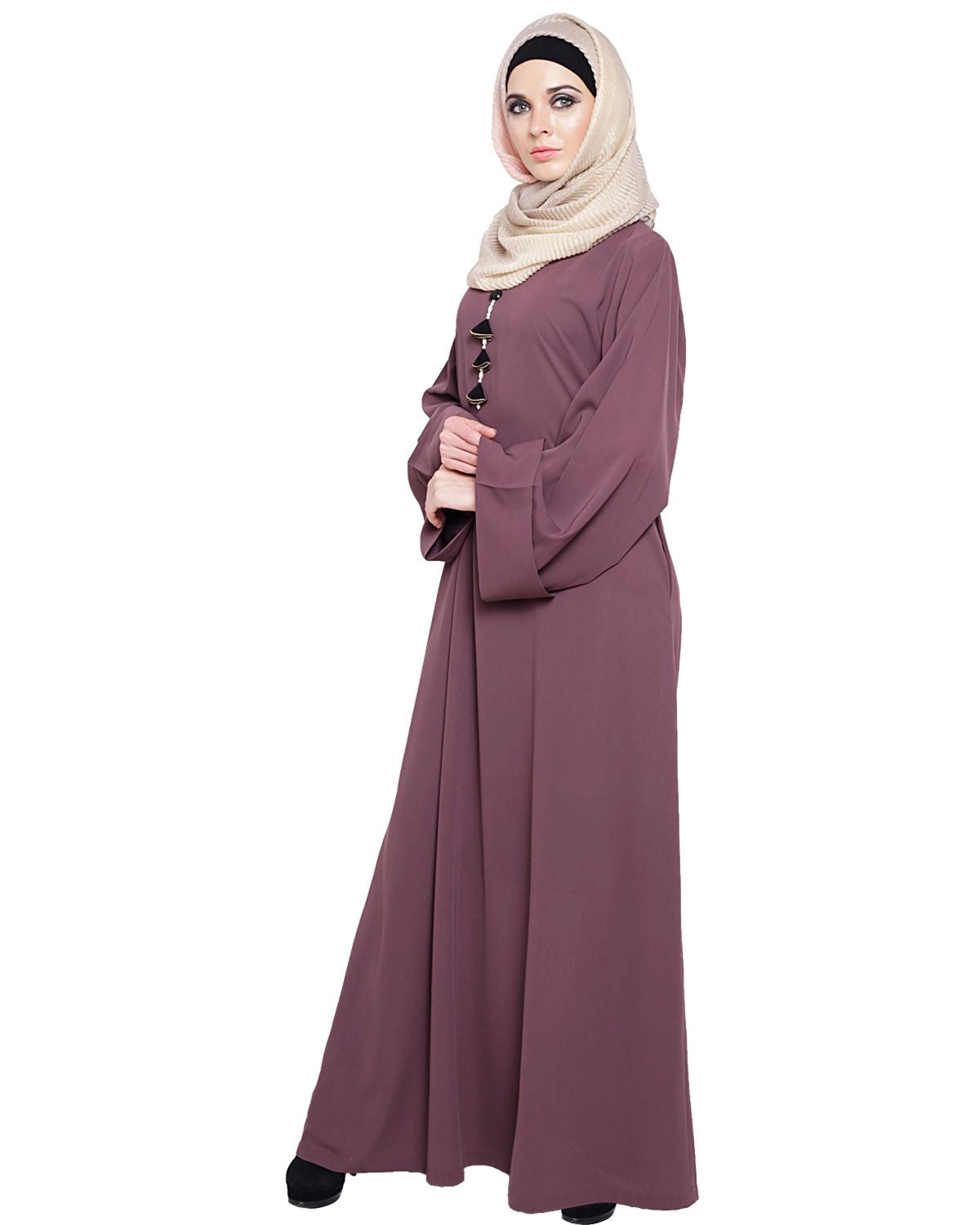 Classy Mulberry Abaya