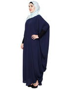 baraqah female blue color modest fashion abaya 