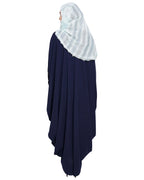 baraqah female blue color modest fashion abaya 