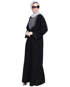 Embroidered Black Dubai Style Abaya
