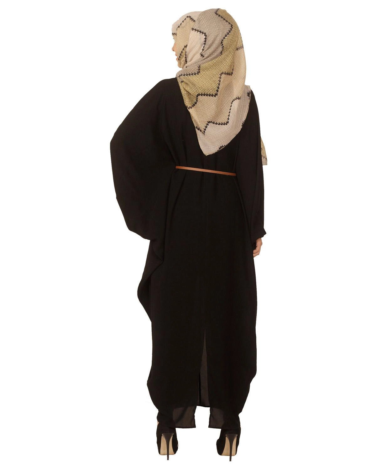 Black Kaftan Maxi Tunic