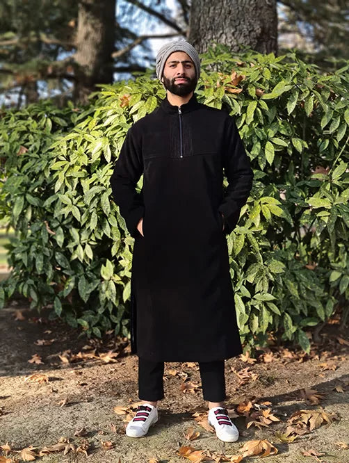 baraqah black men winter pheran 
