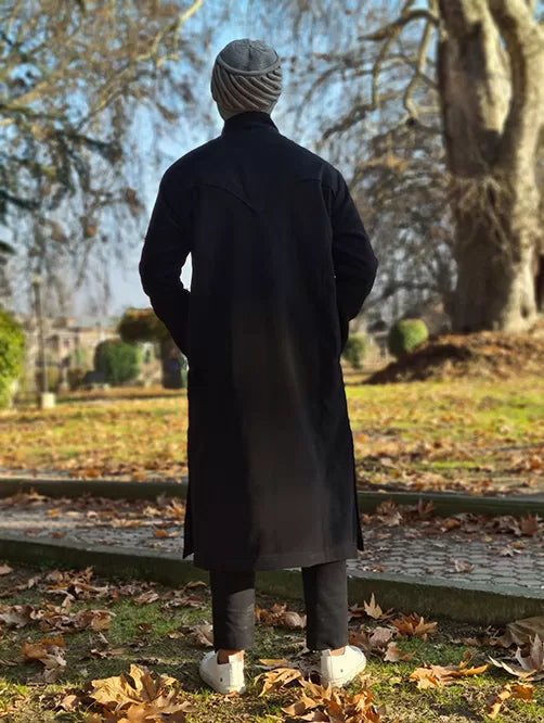 baraqah black men winter pheran 