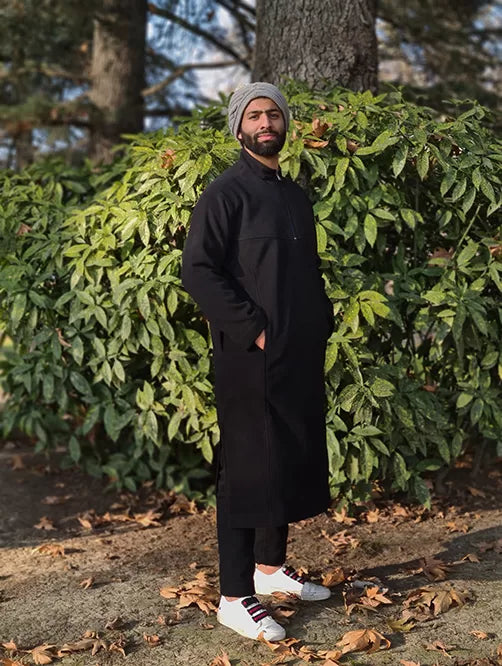 baraqah black men winter pheran 