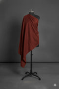baraqah brown color pure pashmina shawl for women 