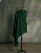 baraqah dark green color shawl for women 
