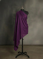 deep purple color pashmina female shawl 