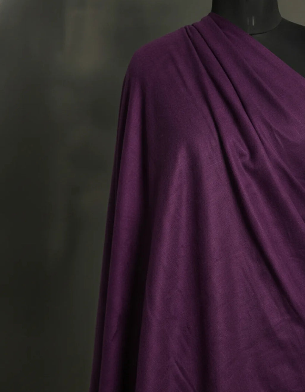 deep purple color pashmina female shawl 