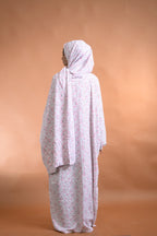 baraqah female floral abaya for women