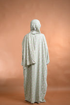 baraqah female floral  prayer abaya for women