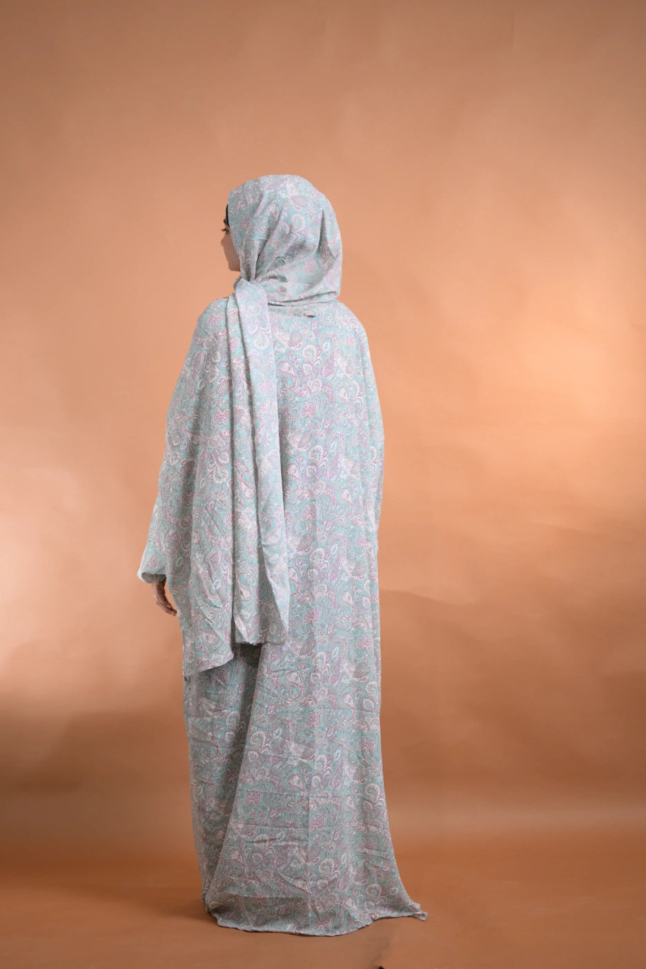 baraqah female floral  prayer abaya for women
