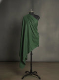 baraqah green color pure pashmina shawl for females 