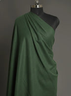 baraqah green color pure pashmina shawl for females 