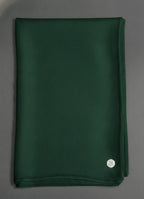 baraqah green color pure pashmina shawl for females 